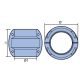 Shaft Anode Zinc Hydro Shape - Dia. 90 mm - 00524-13 - Tecnoseal