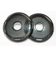 4" Black Grille to suit MS-FR4021 Speakers, Pair - 010-01644-00 - Fusion