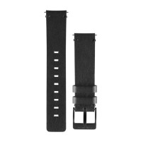 Black Leather Watch Band for vívomove - 010-12495-02 - Garmin