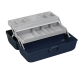 Polypropylene Tackle Box, with 2 shelves - 118-2T - Plastica Panaro
