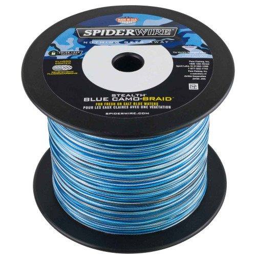 Braided Fishing Line Stealth Blue Camo - 1405511 - SpiderWire