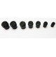 Bottom with screw for Telescopic Fiber Rod - 2005-029X - D.A.M