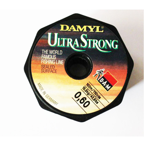 Ultra Strong Fishing Line - Grey - 100 M - 3104-060 - D.A.M