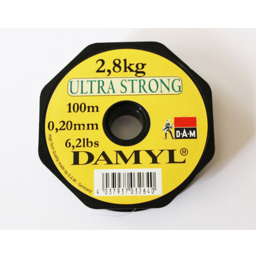 Ultra Strong Fishing Line - Grey - 100 M - 3110-020X - D.A.M