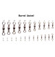 BARREL SWIVEL - 8102 - Silver - AZZI Tackle