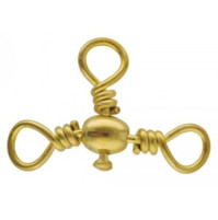 Barrel Cross-Line Swivel - 8121 - Yellow - AZZI Tackle