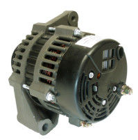 Inboard Alternator Crusader 12V 105-Amp, 2" Mounting Foot 6-Groove Serpentine Pulley - 20112-100A - API Marine