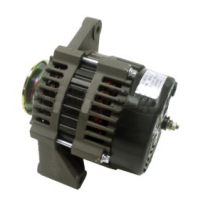 Inboard Alternator PCM, Crusader, Indmar, Westerbeke & Others, 12V 105-Amp 2" Mounting Foot V-Groove Pulley - 20113-100A - API Marine