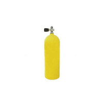 Aluminium Tank 6 cubic feet Yellow - TK-XAL06YL - XS scuba