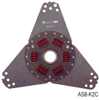 13.32" Three-legged Drive Damper for V8 engines up to 350 C.I.D.  - AS8-K2C - Barr Marine