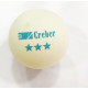 Ping Pong Balls with 3 Stars - White - Pack of 6 Balls - BAL-P21030  - Creber 