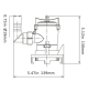 Bilge Pump 350 GPH- BP1-G350-03 - Seaflo