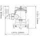 Bilge Pump 12V 600 GPH - BP1-G600-03 - Seaflo