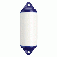 Fenders -F2 - White Color with Navy RH Color -(8.2" x 25") - (20.82 x 63.5 cm) - FD-F2 - Polyform US