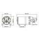 Diaphragm Pump - 2.8 Bar - 6LPM - DP1-016-040-23 - Seaflo