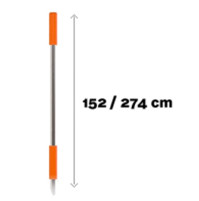 Telescopic handle 152cm - 274cm - DM456 - Deckmate