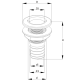 Plastic Drain Sockets 1-1/4" - DS1-1250-01 - Seaflo