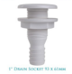 Plastic Drain Sockets 1" - DS1-1000-01 - Seaflo