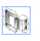 ECCENTRIC HINGES FOR HATCHES - H2250A - XINAO