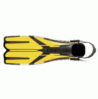 Rondine A Fin Adjustable - Yellow - Small/Medium - FS-CBE111040- Cressi 