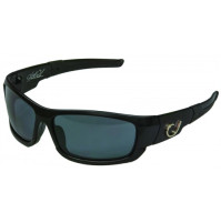 HP POLARIZED SUNGLASSES, BLACK FRAME, SMOKE LENS - HP101A-2 - Mustad  