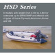 Inflatable Boat HSD SERIES, From Length 230 to 460 cm - Tender RIB with smooth bow, Aluminum and Plywood Floor - IB-HSD230PL-WX - ASM International