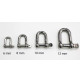 Large Dee Shackles - Stainless steel - HW-S0402X - ASM