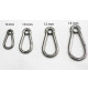 Snap Hook with Eyelet - Stainless Steel - HW-SHTG0205X - ASM