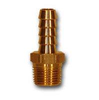 Hose Barb Fitting with Brass 3/8 inch and 3/8 inch NPT - IJB375-375 - Tides Marine