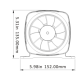 In-Line Blower - CMH 456 - IB1-270-02 - Seaflo