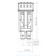 Rocker Switch without Light - 2 phase - Single Pole Single Throw SPST On-Off OR (ON)-OFF - JH-A11111ABX - ASM