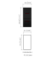 Rocker Switch without Light - 4 phase - Single Pole Double Throw SPDT On-Off-On - JH-A11424ER - ASM