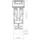 Rocker Switch with Light - 4 phase - Single Pole Double Throw SPDT On-On - JH-A11624CR - ASM