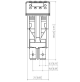 Rocker Switch with Light - 4 phase - Single Pole Double Throw SPDT (ON)-OFF-(ON)- JH-A11633ERX - ASM