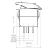 Rocker Switch with Light - 7 phase - Double Pole Double Throw DPDT On-On OR (ON)-ON - JH-A12633CRX - ASM