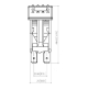 Rocker Switch with Light - 3 phase - Single Pole Single Throw SPST On-Off - JH-A21322ARX - ASM