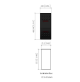 Rocker Switch without Light - 5 phase - Single Pole Double Throw SPDT On-Off-On - JH-A21432ERX - ASM