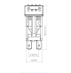 Rocker Switch with Light - 6 phase - Double Pole Double Throw DPDT On-On - JH-A22632CRX - ASM