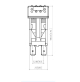 Rocker Switch with Light - 5 phase - Single Pole Double Throw SPDT On-Off-On - JH-A21632ERX - ASM