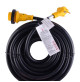 Cordset with Detachable Cable and LED Twist Lock Connector - 25' - 30 A  - 125 V - JS-PW006 - jsp