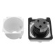 Power Cord Twist Electrical Lock White Inlet For Boat RV Marine - 30 Amp - 125 V - JS-PW009 - jsp