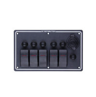 Rocker Switch with 5 Panels - LB5H/S - ASM