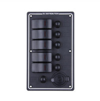 Rocker Switch with 5 Panels - LB5Z/S - ASM