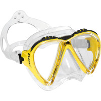 Lince Mask - Clear Silicone - Color Yellow - MK-CDS311010 - Cressi