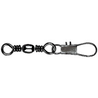 BARREL SWIVEL WITH INTERLOCK SNAP - MA023-BN - Mustad