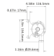 Macerator Pump 02 Series - 45 LPM - MP1-120-02 - Seaflo