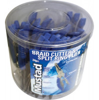 BRAID CUTTER & SPLIT RING PLIER 5” – 24 PCS BUCKET - MT029 - Mustad