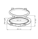 Porthole Oval Shape 20 CM - PP1-03 - Seaflo