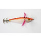 Ultra Cloth Wrapped Squid Jig - Red Color - S47-3X - AZZI Tackle