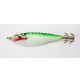 Ultra Cloth Wrapped Squid Jig - Green Color - S48-3X - AZZI Tackle